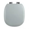 Imperial Radcliffe Soft Close Toilet Seat with Chrome Hinges - Grey Ecru -Toilet Accessories shop XW50000104NSB P