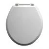 Imperial Oval Standard Toilet Seat with Chrome Hinges - Gloss White -Toilet Accessories shop XX500SS110 P