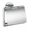 Smedbo Time Toilet Roll Holder with Lid - Polished Chrome - YK3414 -Toilet Accessories shop YK3414 P