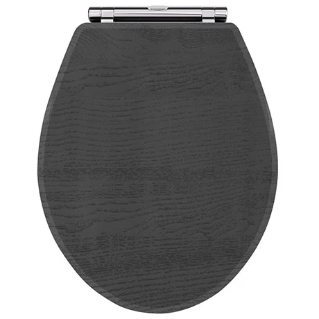 York Dark Grey Top Fixing Soft Close Toilet Seat 3 York Dark Grey Top Fixing Soft Close Toilet Seat