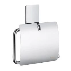 Smedbo Pool Toilet Roll Holder with Cover - Polished Chrome - ZK3414