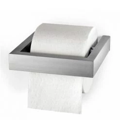 Zack Linea Wall Mounted Toilet Roll Holder - Stainless Steel - 40386